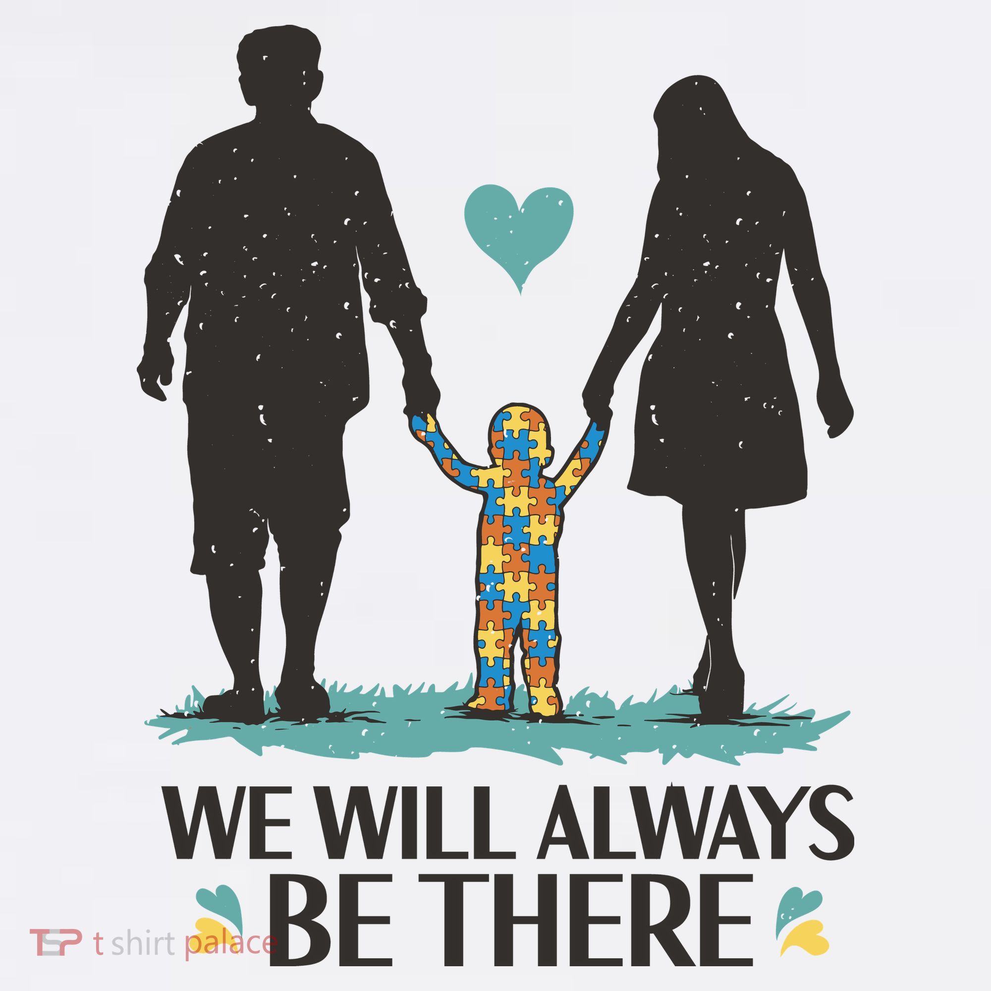 We Will Always Be There Autism Parent Kids Long Sleeve Shirt