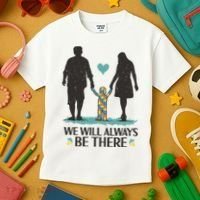 We Will Always Be There Autism Parent Kids T-Shirt thumb 3