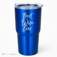 Wo Wedding Anniversary Gift From New Husband Best Wife Ever Gift Tumbler thumb 0