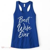Wo Wedding Anniversary Gift From New Husband Best Wife Ever Gift Women's Tank Top thumb 0