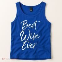 Wo Wedding Anniversary Gift From New Husband Best Wife Ever Gift Tank Top thumb 2