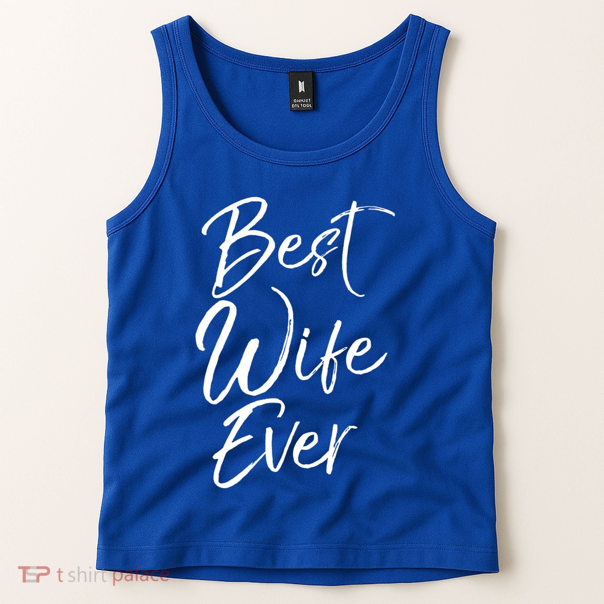 Wo Wedding Anniversary Gift From New Husband Best Wife Ever Gift Tank Top