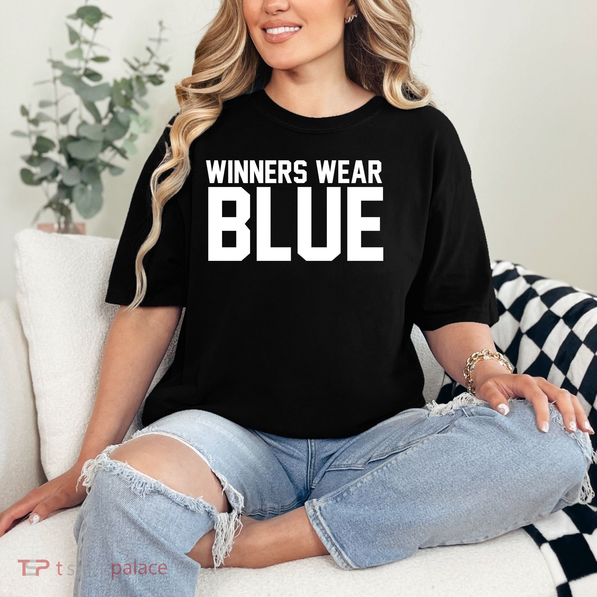 Winners Wear Blue Game Competition Comfort Colors T-Shirt