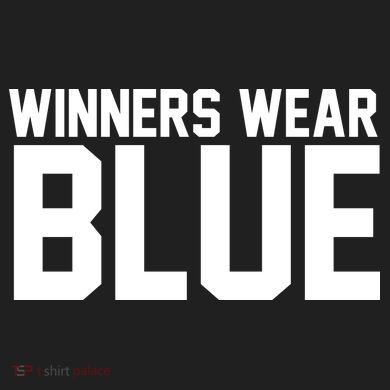 Winners Wear Blue Game Competition Comfort Colors Heavyweight Long Sleeve T-Shirt