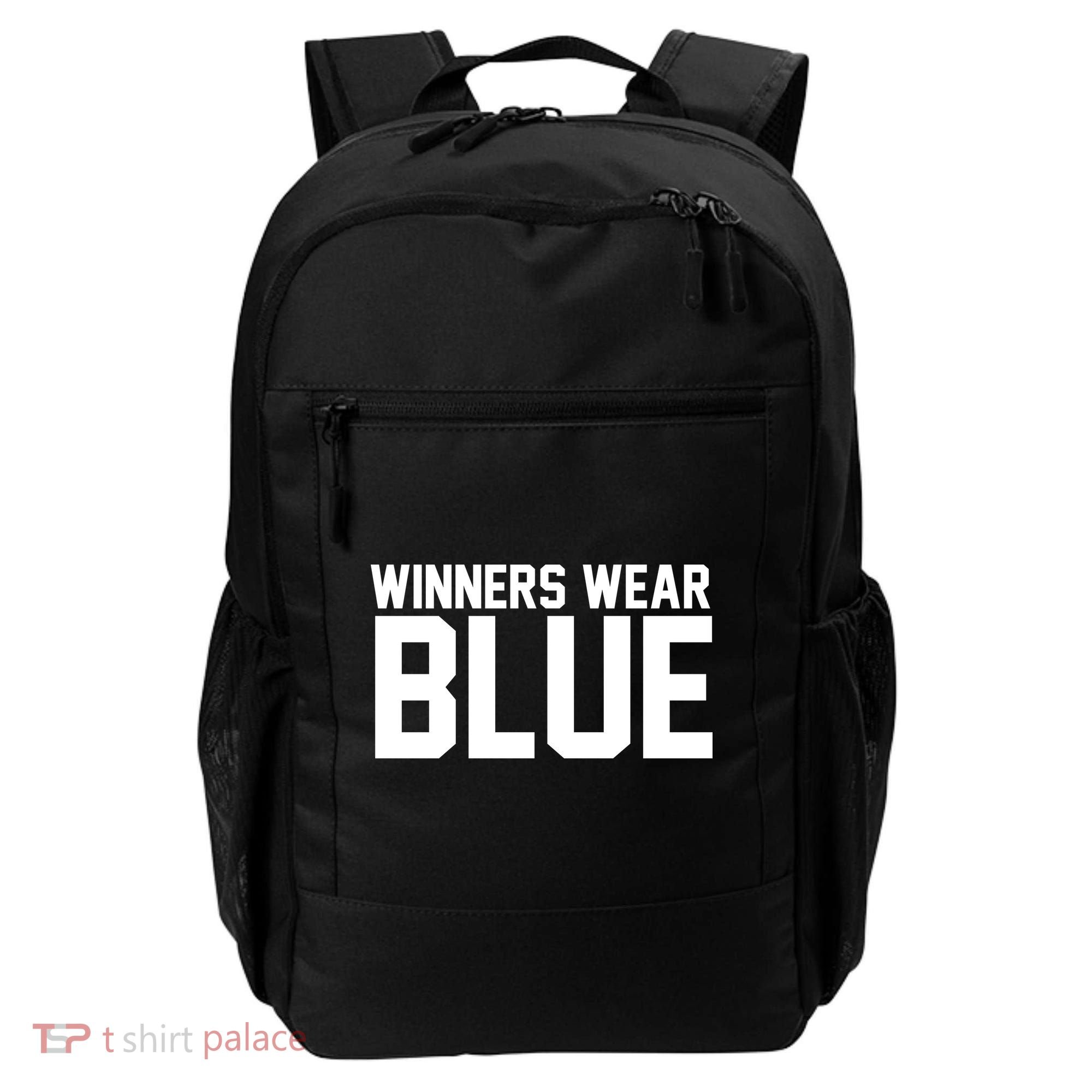 Winners Wear Blue Game Competition Backpack