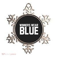 Winners Wear Blue Game Competition Ornament thumb 0