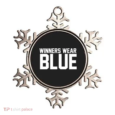 Winners Wear Blue Game Competition Ornament