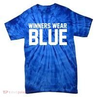 Winners Wear Blue Game Competition Tie-Dye T-Shirt thumb 0