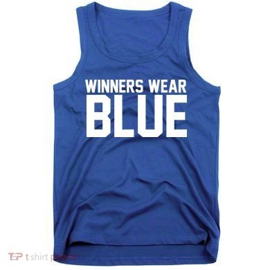 Winners Wear Blue Game Competition Tank Top