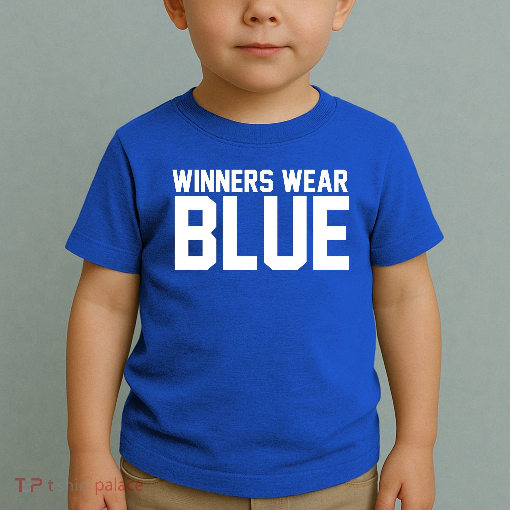 Winners Wear Blue Game Competition Toddler T-Shirt