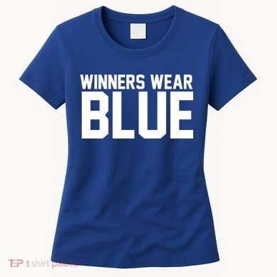 Winners Wear Blue Game Competition Women's T-Shirt