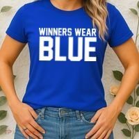 Winners Wear Blue Game Competition Women's T-Shirt thumb 2
