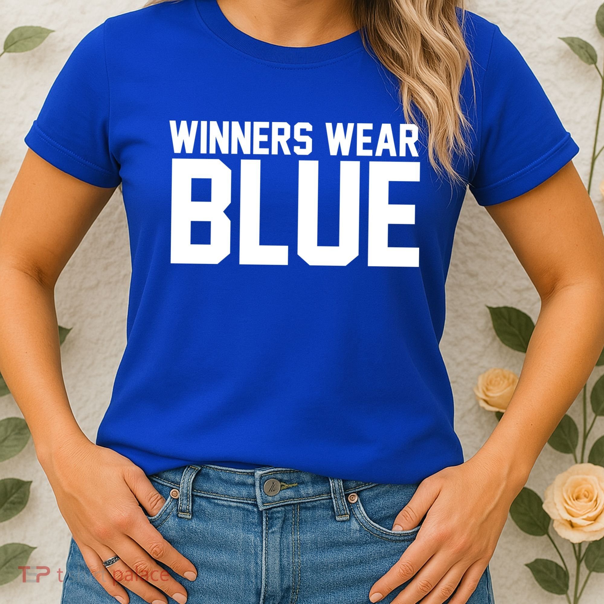 Winners Wear Blue Game Competition Women's T-Shirt