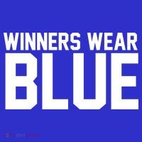 Winners Wear Blue Game Competition Kids Sweatshirt thumb 2