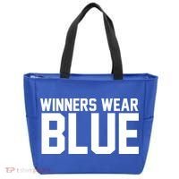 Winners Wear Blue Game Competition Tote Bag thumb 0