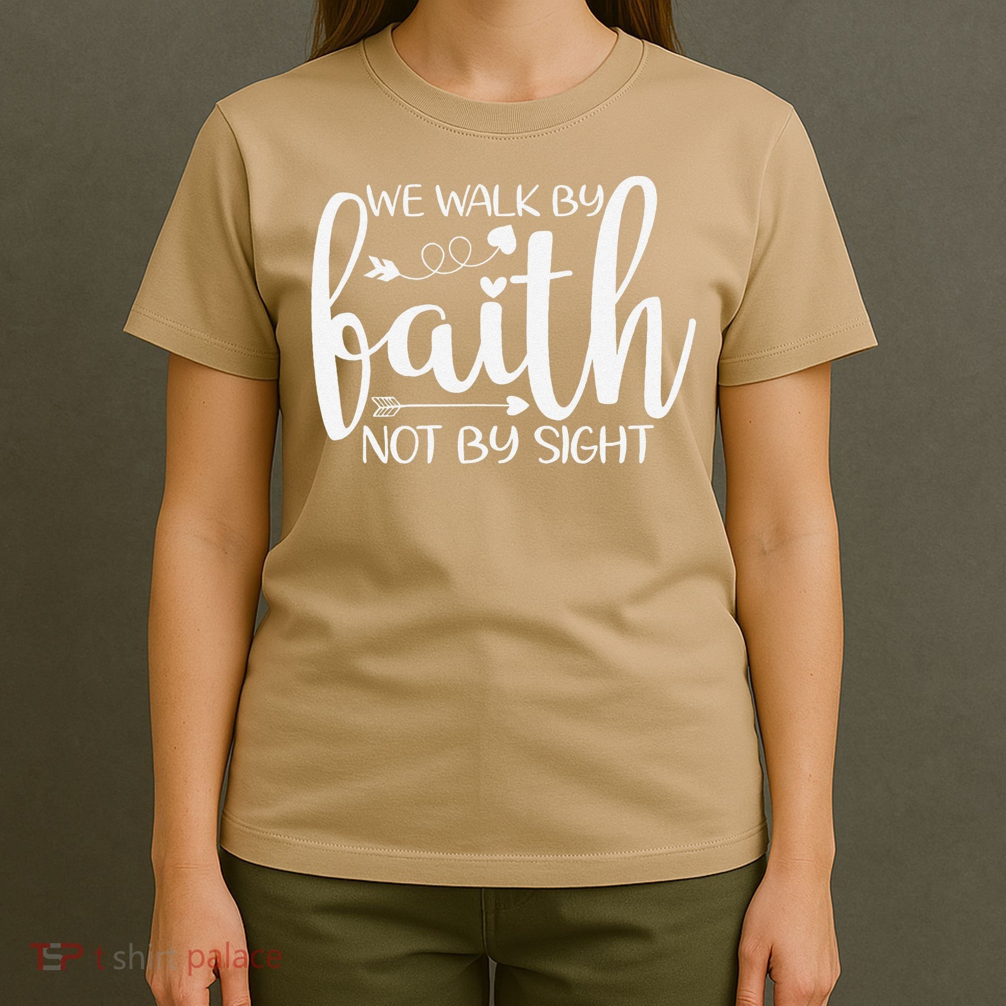 We Walk By Faith Not By Sight God Faith Jesus T-Shirt