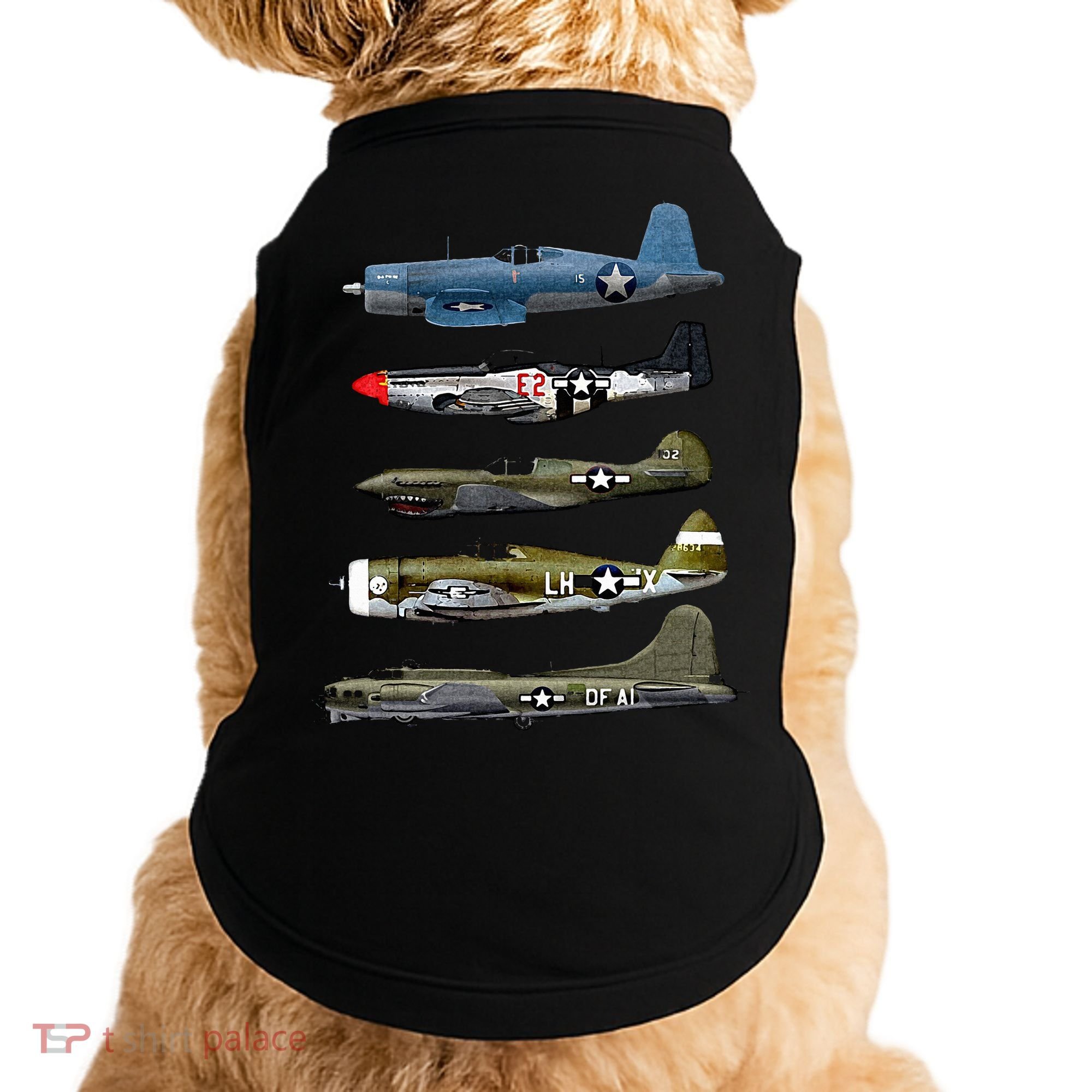 WW2 Warplane B17 P51 Mustang F4U Corsair P40 Warhawk Gift  Doggie Tank