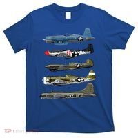 WW2 Warplane B17 P51 Mustang F4U Corsair P40 Warhawk Gift  T-Shirt thumb 0