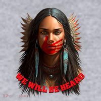 We Will Be Heard Missing And Murdered Indigenous Women MMIW Women's Sweatshirt thumb 2