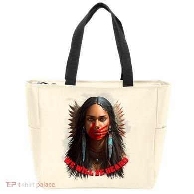 We Will Be Heard Missing And Murdered Indigenous Women MMIW Tote Bag
