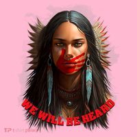 We Will Be Heard Missing And Murdered Indigenous Women MMIW Coaster thumb 2
