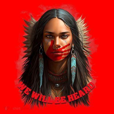 We Will Be Heard Missing And Murdered Indigenous Women MMIW Santa Hat