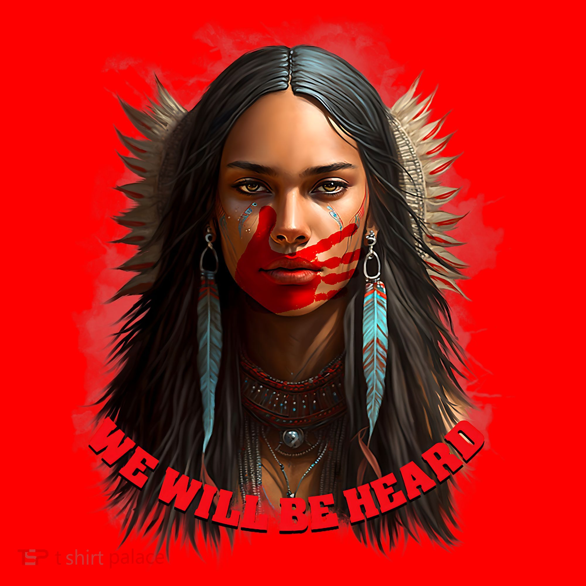 We Will Be Heard Missing And Murdered Indigenous Women MMIW Santa Hat