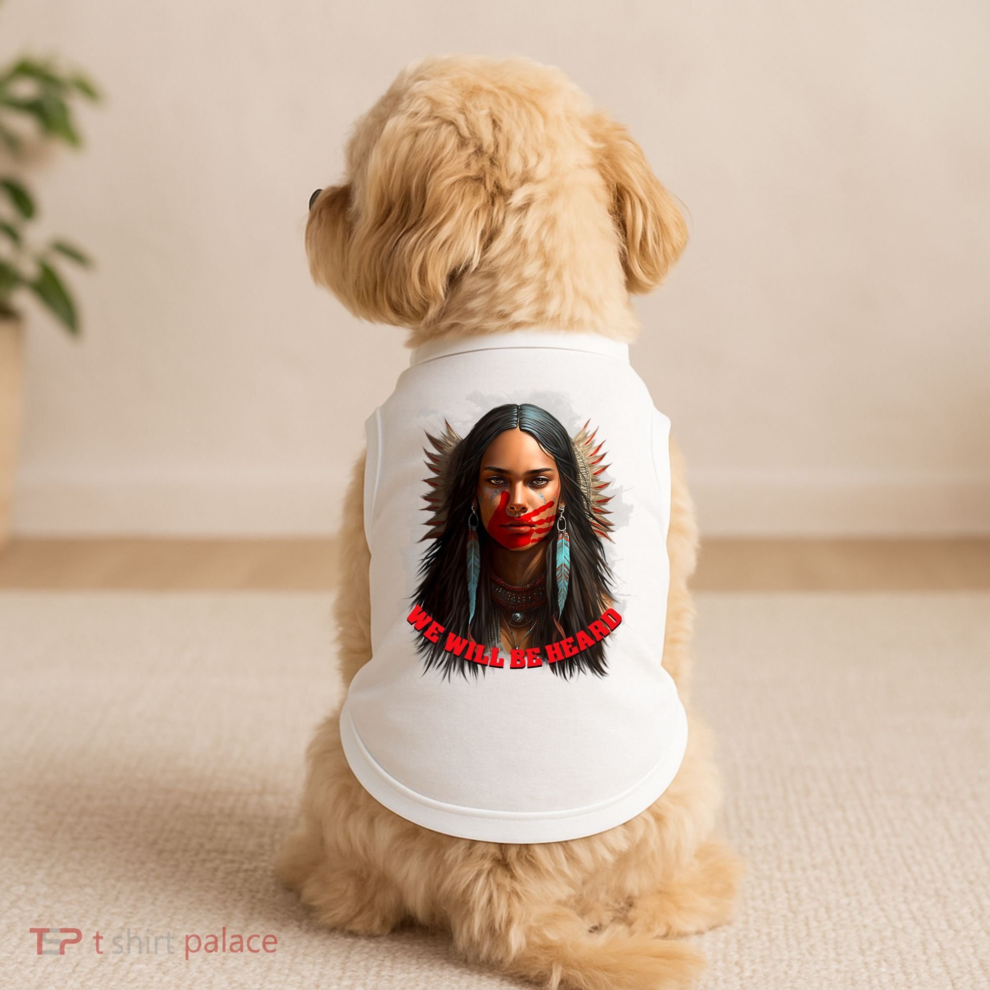 We Will Be Heard Missing And Murdered Indigenous Women MMIW Doggie Tank