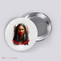 We Will Be Heard Missing And Murdered Indigenous Women MMIW Button thumb 0