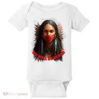 We Will Be Heard Missing And Murdered Indigenous Women MMIW Baby Bodysuit thumb 0