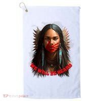 We Will Be Heard Missing And Murdered Indigenous Women MMIW Golf Towel thumb 0