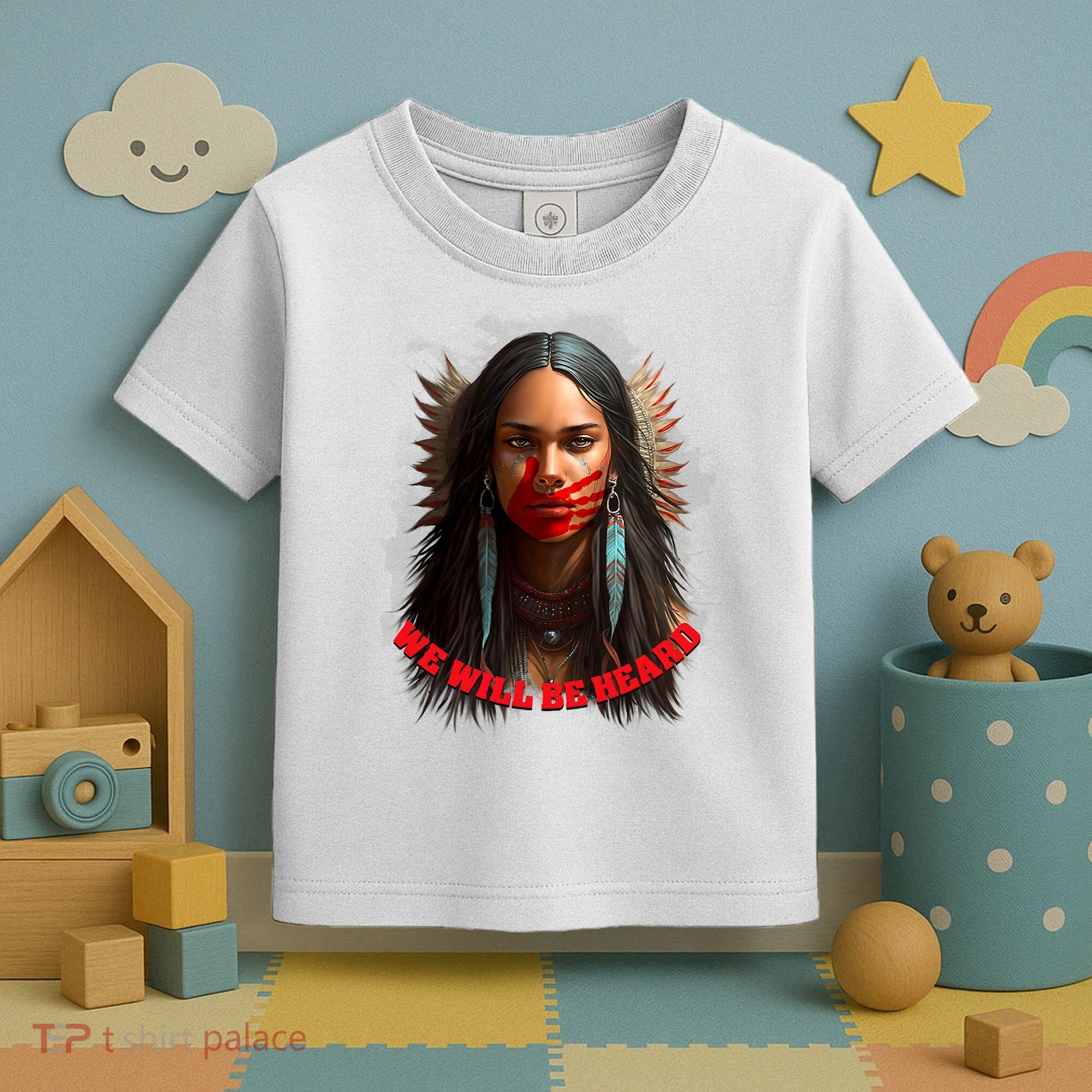 We Will Be Heard Missing And Murdered Indigenous Women MMIW Toddler T-Shirt