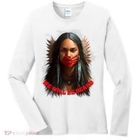 We Will Be Heard Missing And Murdered Indigenous Women MMIW Women's Long Sleeve Shirt thumb 0