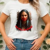 We Will Be Heard Missing And Murdered Indigenous Women MMIW Women's T-Shirt thumb 2