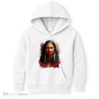 We Will Be Heard Missing And Murdered Indigenous Women MMIW Kids Hoodie