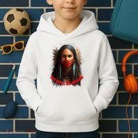 We Will Be Heard Missing And Murdered Indigenous Women MMIW Kids Hoodie thumb 2
