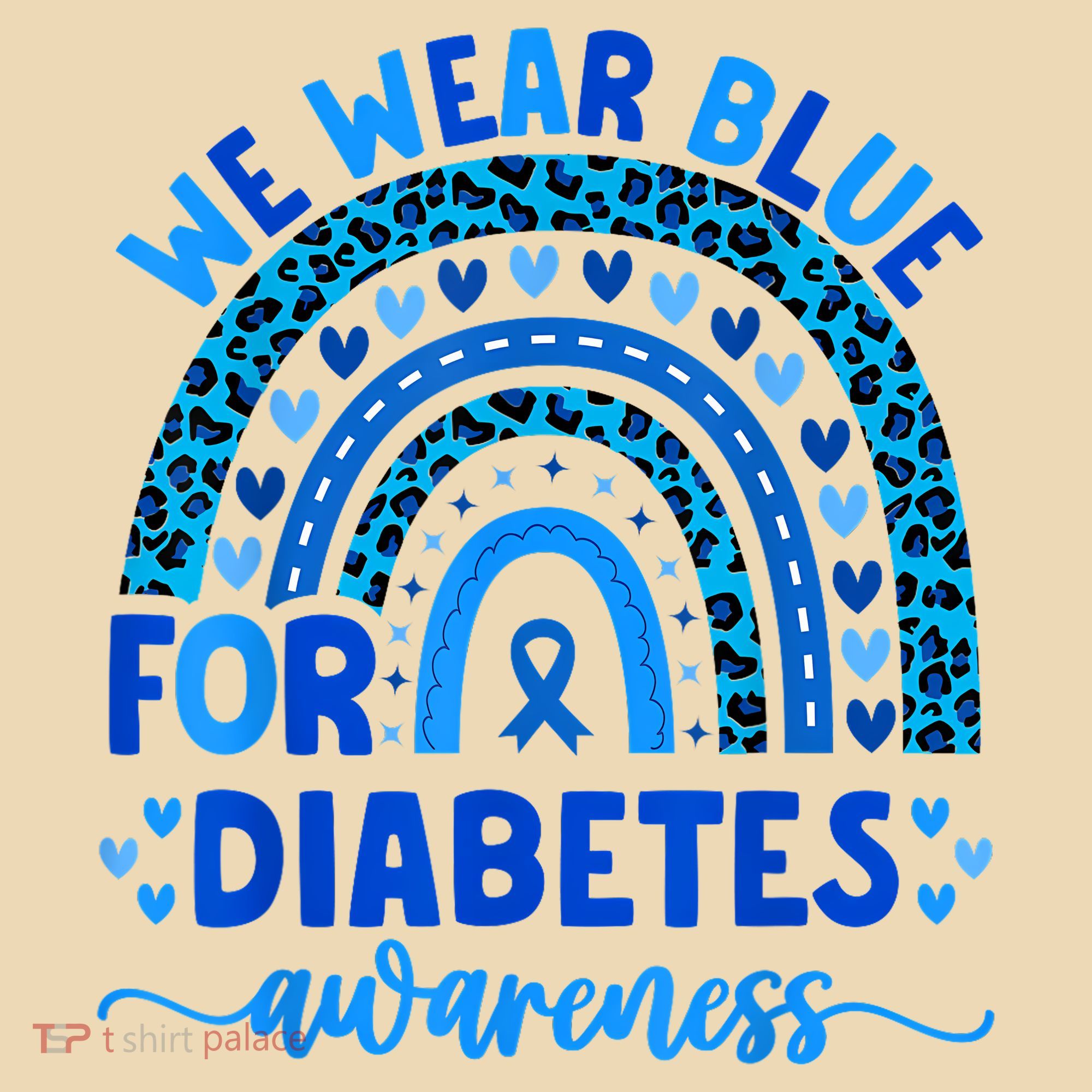 We Wear Blue For Diabetes Awareness Diabetic Tote Bag