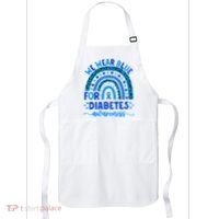 We Wear Blue For Diabetes Awareness Diabetic Apron thumb 0
