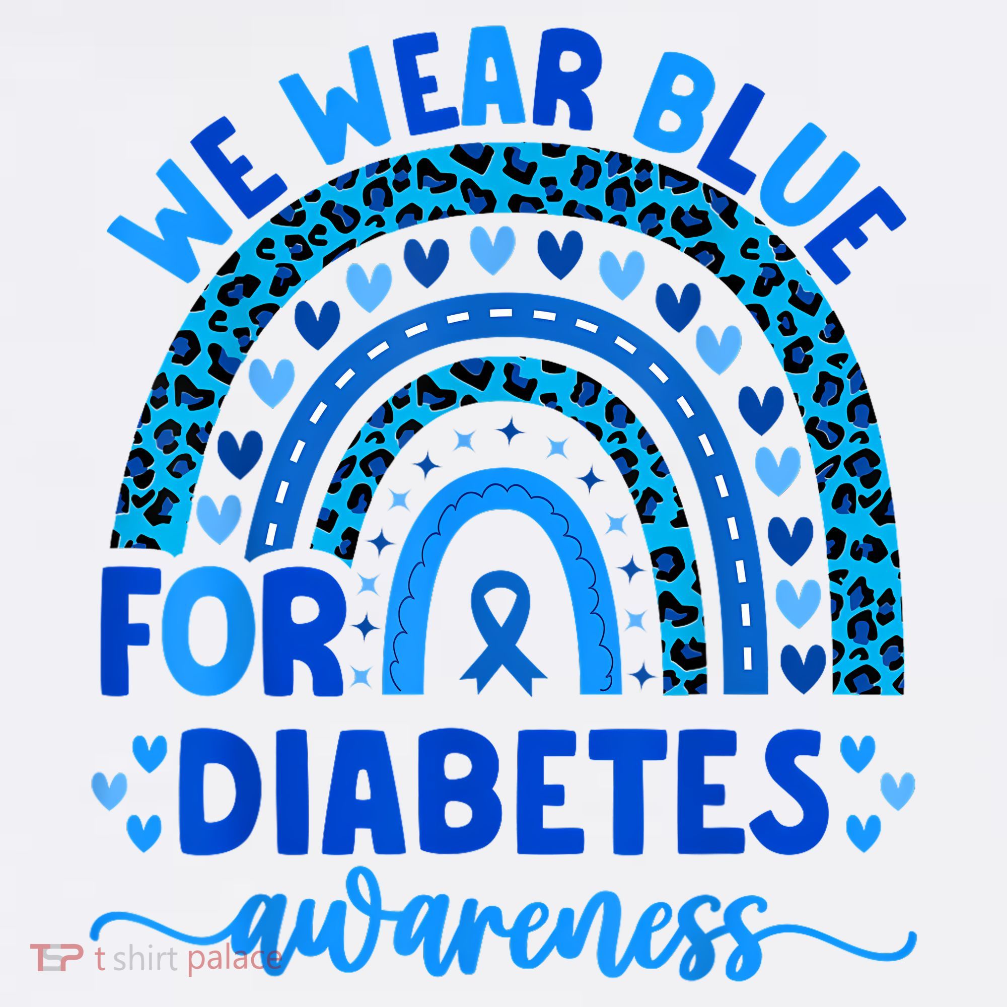 We Wear Blue For Diabetes Awareness Diabetic Women's Hoodie