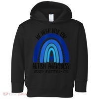 We Wear Blue For Autism Awareness, Accept Understand Love Toddler Hoodie thumb 0