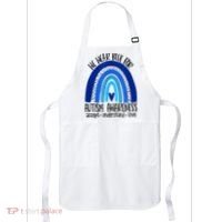 We Wear Blue For Autism Awareness, Accept Understand Love Apron thumb 0