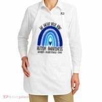 We Wear Blue For Autism Awareness, Accept Understand Love Apron thumb 2