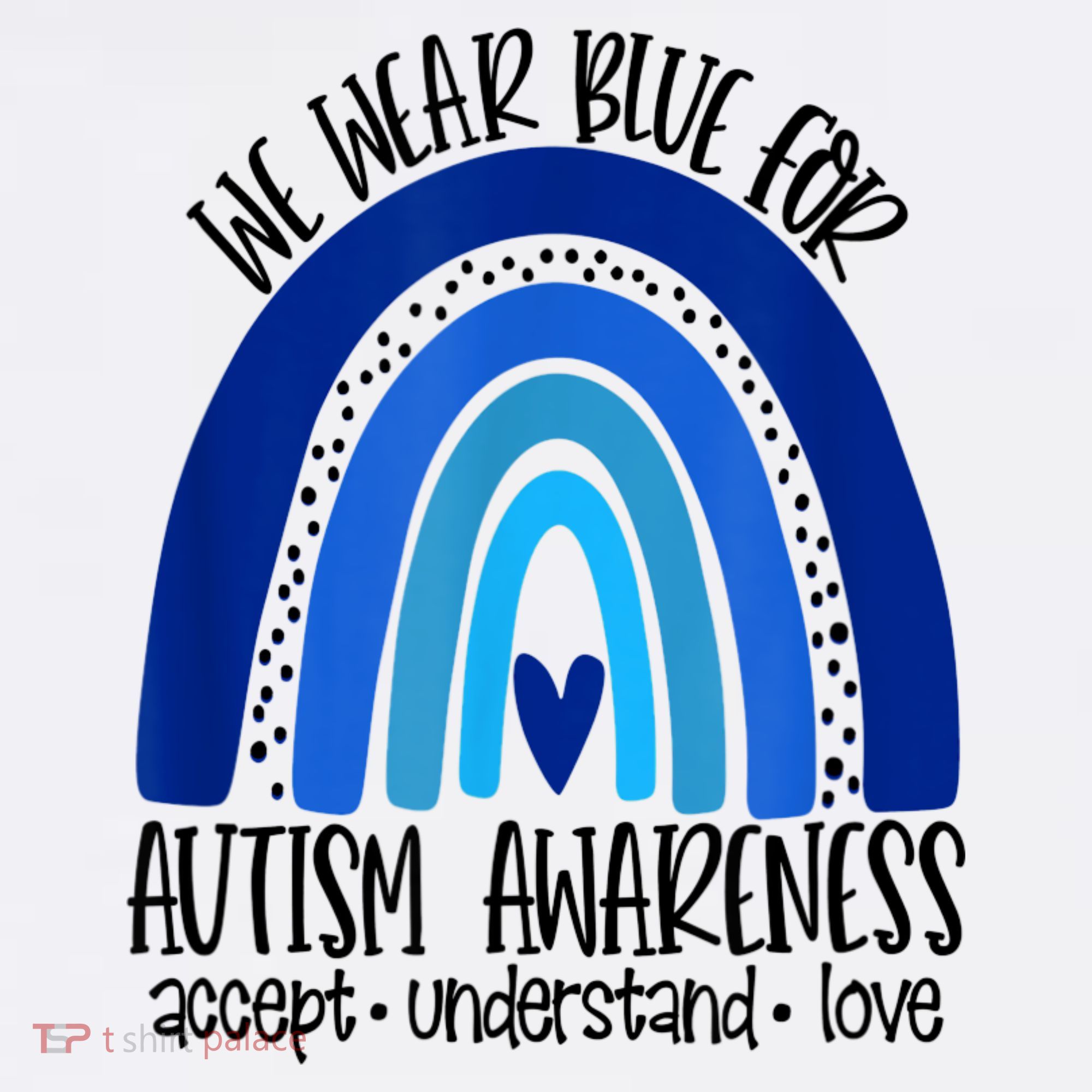 We Wear Blue For Autism Awareness, Accept Understand Love Women's Hoodie