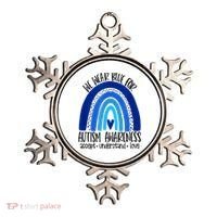 We Wear Blue For Autism Awareness, Accept Understand Love Ornament thumb 0
