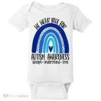 We Wear Blue For Autism Awareness, Accept Understand Love Baby Bodysuit thumb 0