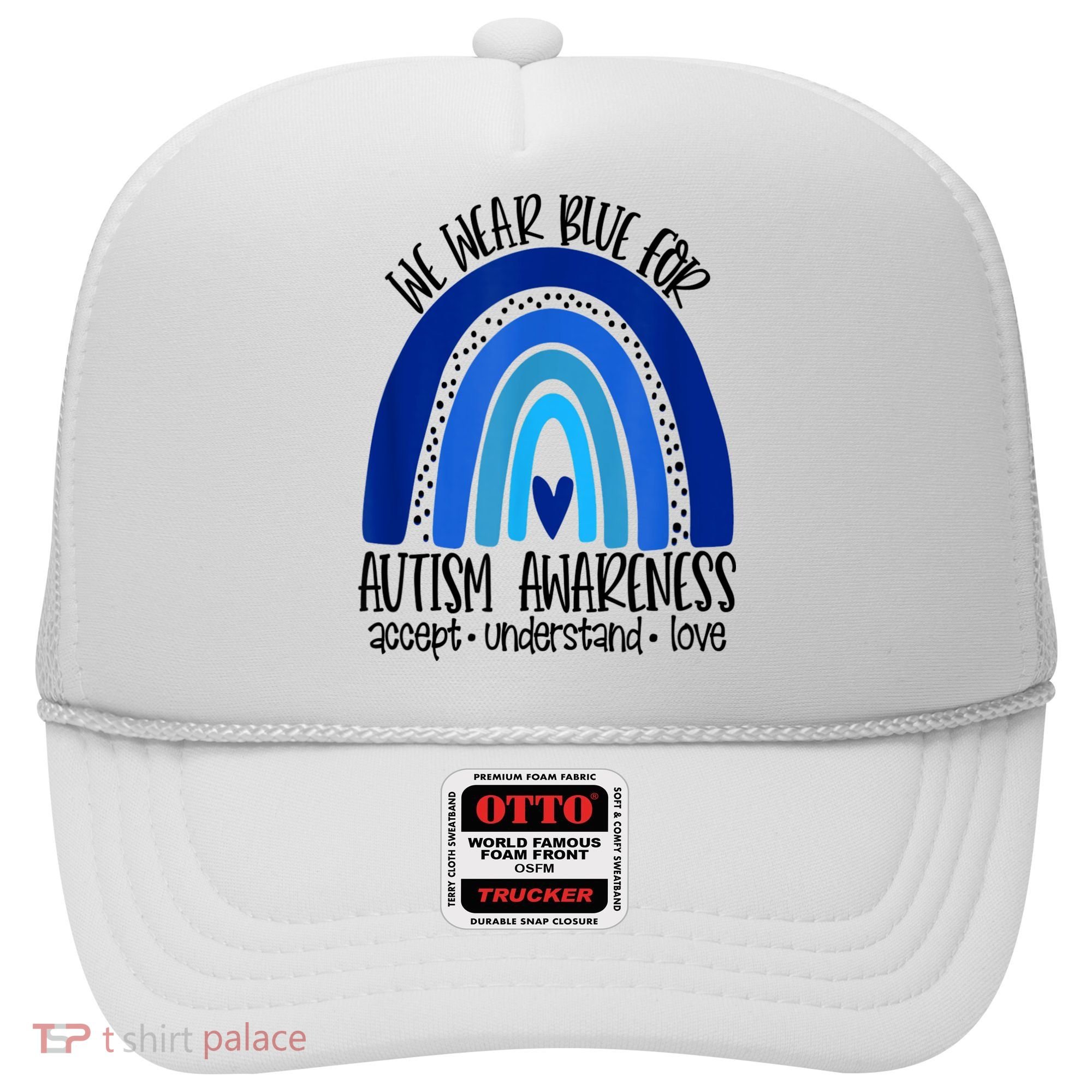 We Wear Blue For Autism Awareness, Accept Understand Love Hat