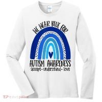 We Wear Blue For Autism Awareness, Accept Understand Love Women's Long Sleeve Shirt thumb 0