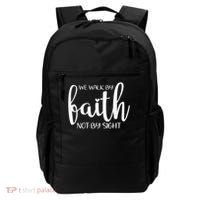 We Walk By Faith Not By Sight God Faith Jesus 1 Backpack thumb 0