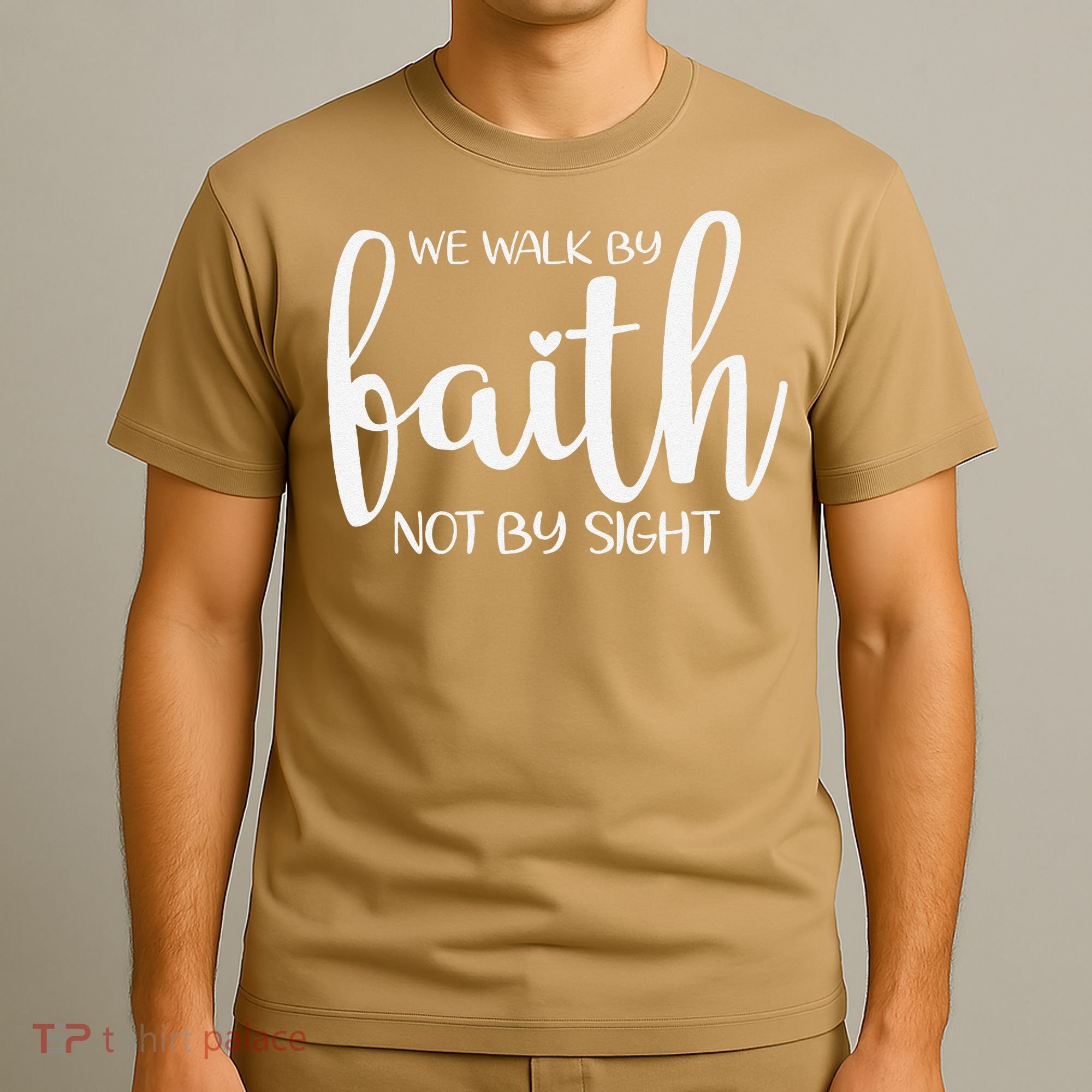 We Walk By Faith Not By Sight God Faith Jesus 1 T-Shirt