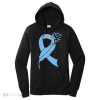 We Wear Blue Colon Cancer Awareness Month Ribbon Sunflower Meaningful Gift Women's Hoodie thumb 0